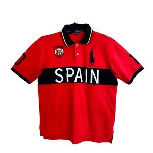 Polo by Ralph Lauren Red Spain Polo Shirt